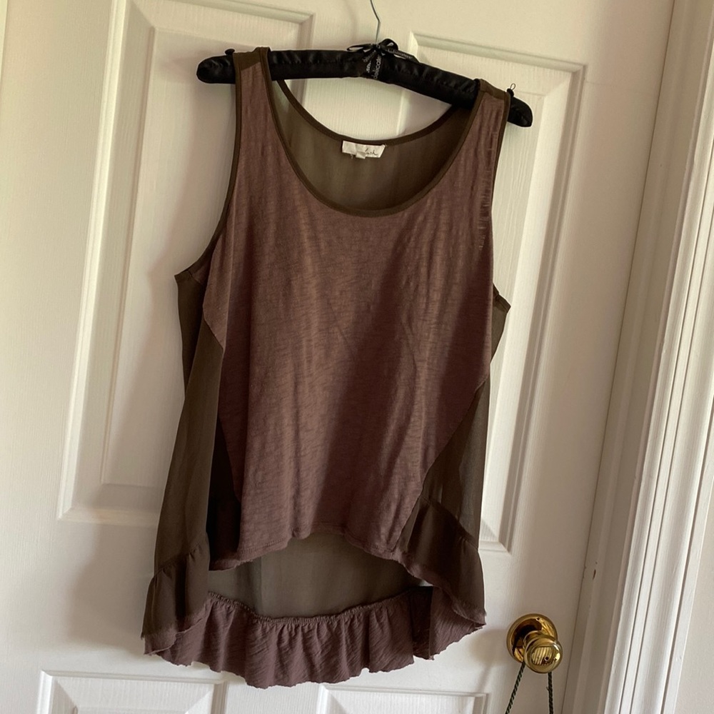 Lush camisole in chocolate